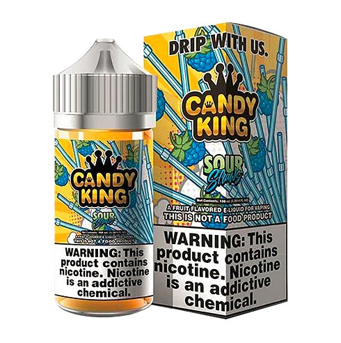 sour straws vape juice by Candy King 100ml
